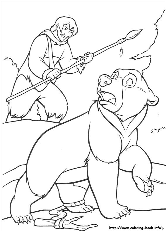 Brother Bear coloring picture